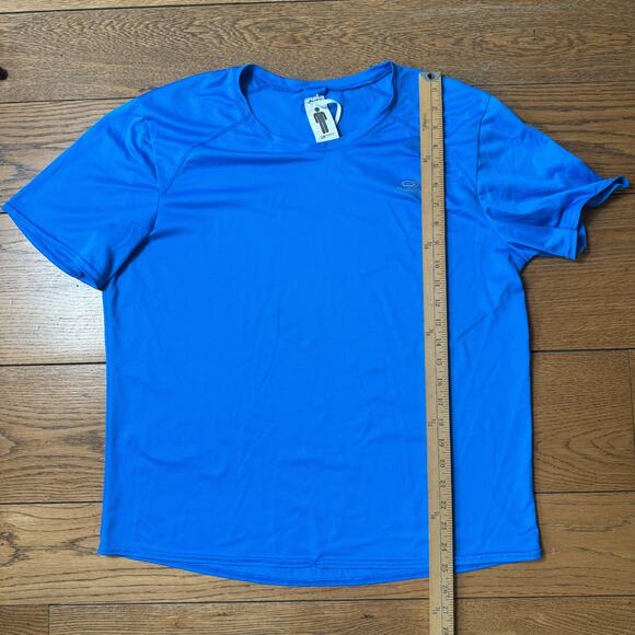 Kalenji Decathlon Creation Running Cycling Shirt Bright Blue Sport Tech Fabric - Picture 8 of 8
